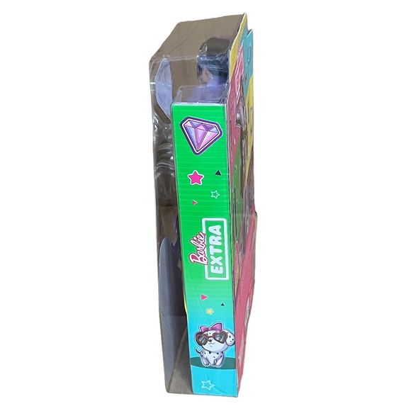 Barbie Extra Fashion Doll #15 Very Long Black Straight Hair & Dalmatian Pup NEW! - Picture 4 of 4